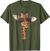 Giraffe Quotes Sunglasses Giraffe T-Shirt - Olive Green