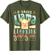 A Whole Llama Learning Going On Cute Teacher T-Shirt for Men Women - Olive Green
