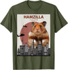 Funny Hamster T-Shirt Hamzilla- Cute Gift for Hamster Lovers T-Shirt - Olive Green