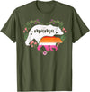LGBT Lesbian Pride Shirts Mom Mama Bear for Moms LGBTQ Mama Bear Lesbian Pride Equal Rights Rainbow T-Shirt - Olive Green