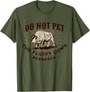 Nebraska Buffalo Funny Quote Nebraska Do Not Pet the Fluffy Cows Funny Bison Souvenir T-Shirt - Olive Green
