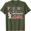 Cow Birthday Cow Lover Gifts For Family Men Woman Friend of The Birthday Girl Farm Cow Friend Matching Family T-Shirt -