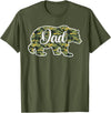 Bear Hunting Gifts For Hunters Men’s Bear Hunter Dad Camouflage Shirts, Father Hunting Camo T-Shirt - Olive Green