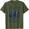 Western Cowgirl Gifts for Women & Girls I Ain't Here For A Long Time Western Country Horse Cowgirl T-Shirt - Olive Green