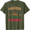 Anaheim California CA Designs Anaheim California T-Shirt - Olive Green