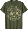 Funny Jokes And Cute Pun Designs You Can't Outrun A Bear T-Shirt - Olive Green