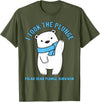 Polar Bear Plunge Survivor Polar Plunge Polar Bear I Took The Plunge Survivor T-Shirt - Olive Green