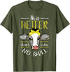 Cow Lover - Funny Animal Farm Gifts This heifer does not take bull design farm cow holding T-Shirt - Olive Green