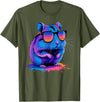 Cute Hamster Costume for Men Women Kid Hamster Lover Hamster T-Shirt - Olive Green