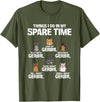 Things I Do In My Spare Time Gerbil T-Shirt - Olive Green