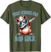 Funny Guinea Pig Daddy Cute Guinea Pig Designs Guinea Pig Dad Funny Guinea Pig T-Shirt - Olive Green