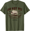 Funny Yellowstone National Park Vintage Graphic Yellowstone National Park Do Not Pet the Fluffy Cows Bison T-Shirt - Olive