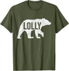 Matching Family Bear by Foxio Lolly Bear Matching Family Camping Bear Funny Lolly T-Shirt - Olive Green