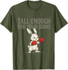 Cute Bunny Joke T-Shirt in Olive Green