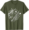 Equine Dentistry Equine Veterinarian Apparel Equine Dentistry Horse Lover Designs T-Shirt - Olive Green