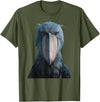 Shoebill Stork Gift Bird Watching Costume Shoebill Stork Bird T-Shirt - Olive Green