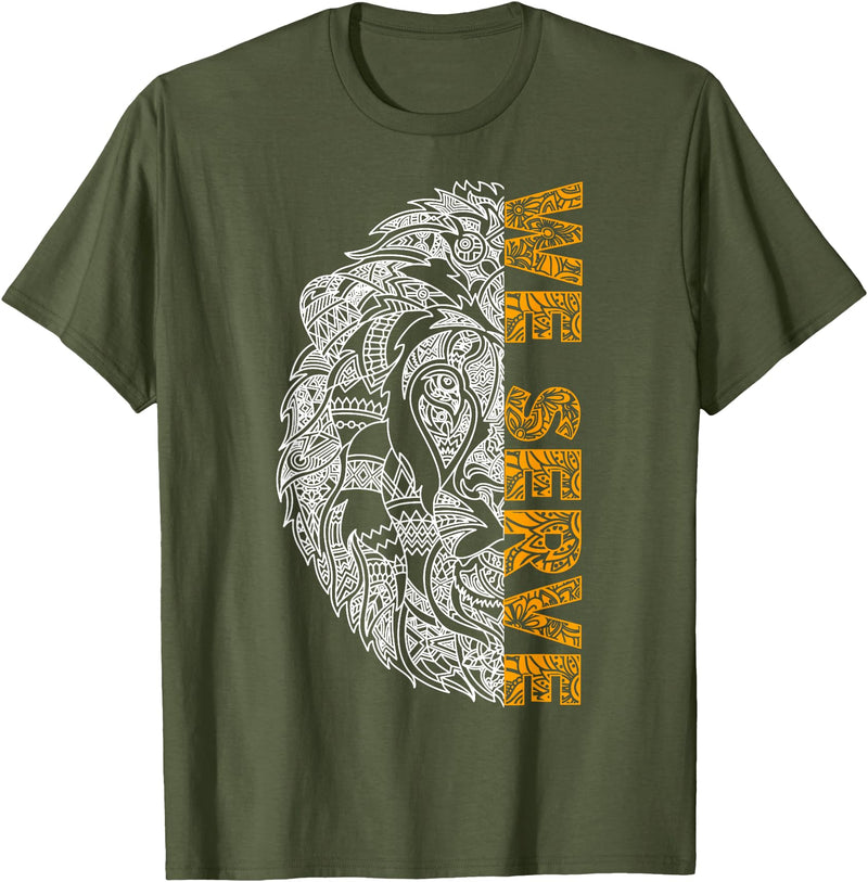 Lions Club gift Lions Club member We Serve gift T-Shirt - Olive Green