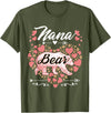 Nana Bear Shirt Designs and Gift Ideas for Grandma Nana Bear Shirt for Women - Cute Mother's Day and Birthday T-Shirt - Olive Green