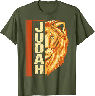 Hebrew Israelite Judah lion Lion of Judah Lion Hebrew Israelites jewish T-Shirt - Olive Green