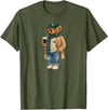 Lucky Teddy Bear St Patricks Day Irish t -shir t Lucky Teddy Bear St Patricks Day Irish T-Shirt - Olive Green