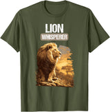 Lions Lion Lovers Shop Lions Lion Whisperer T-Shirt - Olive Green
