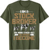 Funny Farmer Apparel Funny Farmer Rancher Stock Broker Cattle Farming Cow Farm T-Shirt - Olive Green