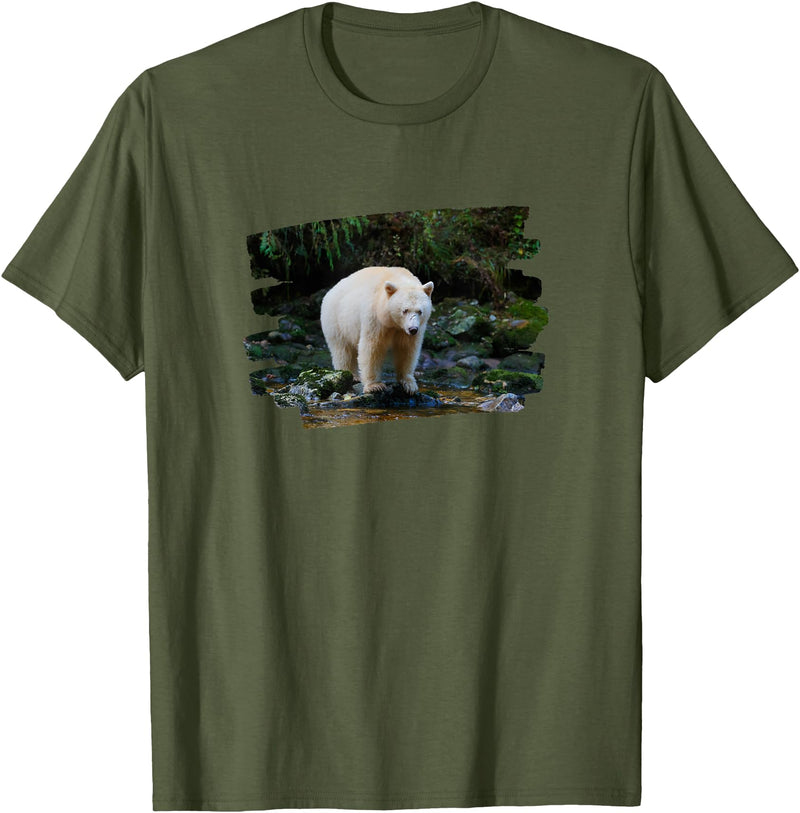 Kermode Bear Merch Kermode Bear T-Shirt - Olive Green