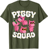 Piggy Squad Pig Farmer Animal Lovers Farming Farm T-Shirt - Olive Green