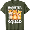Cute Hamster Design for Men Women Kids Dwarf Hamster Lovers T-Shirt - Olive Green