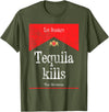 Kills The Boredom T-Shirt - Olive Green