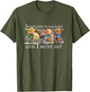 Everystepcounts4us Scottish Coos - Cute Cows Scotland is Calling, Highland Cows, Hairy Coos, Scottish Cow T-Shirt - Olive