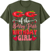 Strawberry 1St Birthday Girl Party GG Of The Berry First Birthday Girl Strawberry Lover T-Shirt - Olive Green