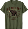 Do Not Pet the Chonky Forest Fluffs Wyoming Quote Yellowstone National Park Black Bear Funny Souvenir T-Shirt - Olive Green