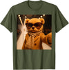 Fashion Show Party Girls Teddy Bear Graphic Design Teddy Bear Fashion Runway Selfie Catwalk Stylish Girls Women T-Shirt - Olive Green