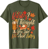 Halloween Pilates I Thought Pie And Lattes Funny Pilates I Thought You Said Pie And Lattes T-Shirt - Olive Green