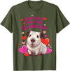 Loves Guinea Pigs Cute By TEERA Funny Just a Girl Who Loves Guinea Pigs Cute Pet Gifts T-Shirt - Olive Green