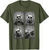 Funny Bear PhotoBooth Stuff Accessories & Gifts Bear PhotoBooth Sunglasses Funny Dab Bears Lover T-Shirt - Olive Green