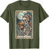 Guinea Pig Skeleton Mom Tarot Card Animal Lover Cute Guinea Pig Skeleton Mom Tarot Card Owner Pet Lover T-Shirt - Olive Green