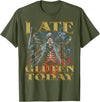 I Ate Gluten Today Horror Cool Hard Skeleton Meme I Ate Gluten Today Horror Bootleg Cool Hard Skeleton Meme T-Shirt - Olive