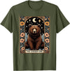 Funny I Choose the Bear Tarot Card Women Girls Trending T-Shirt - Olive Green