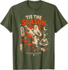 Halloween Pumpkin Ghost Martial Artists Karate Tis The Season Karate Pumpkin Ghost Martial Arts Halloween T-Shirt - Olive