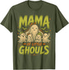 Mama of Little Ghouls Halloween Clothing BB Funny Halloween Mom Shirt Mothers Day Mama of Little Ghouls T-Shirt - Olive Green