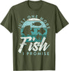 Fish Tank Aquarium Coral Reef Outfits And Gifts Aquarium Owner Just One More Fish I Promise Fish Keeping T-Shirt - Olive Green