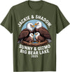 Nature Wildlife Art Prints Jackie & Shadow Sunny & Gizmo Big Bear Lake 2025 Eagle T-Shirt - Olive Green