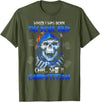 Funny I Was Born The Devil Said Oh Shit Shirt When I Was Born The Devil Said Oh Shit Competition T-Shirt - Olive Green