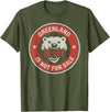 Greenland Not For Sale Greenland is Not for Sale Polar Bear Resist Graphic T-Shirt - Olive Green