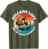 Spirit Animal Holland Lop Rabbit T-Shirt in Olive Green
