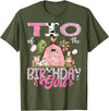Famer Pink Cow Birthday Matching Tees Tio Of The Birthday Girl 1St Birthday Pink Cow Farm T-Shirt - Olive Green