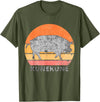 Pig Lover ApparelGIFTCo. Vintage Just A Girl Who Loves Kunekune Pig T-Shirt - Olive Green