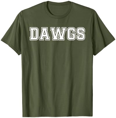 Dawgs T-Shirt - Olive Green